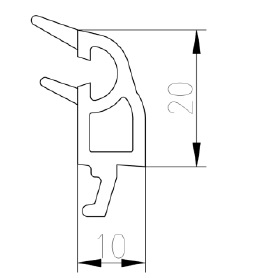 Штапик K-Line 10 мм